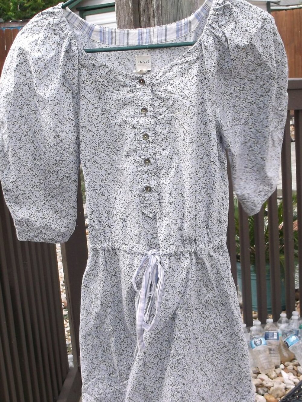 La Vie Rebecca Taylor Kid’s White Floral Dress – Size Small, Like New